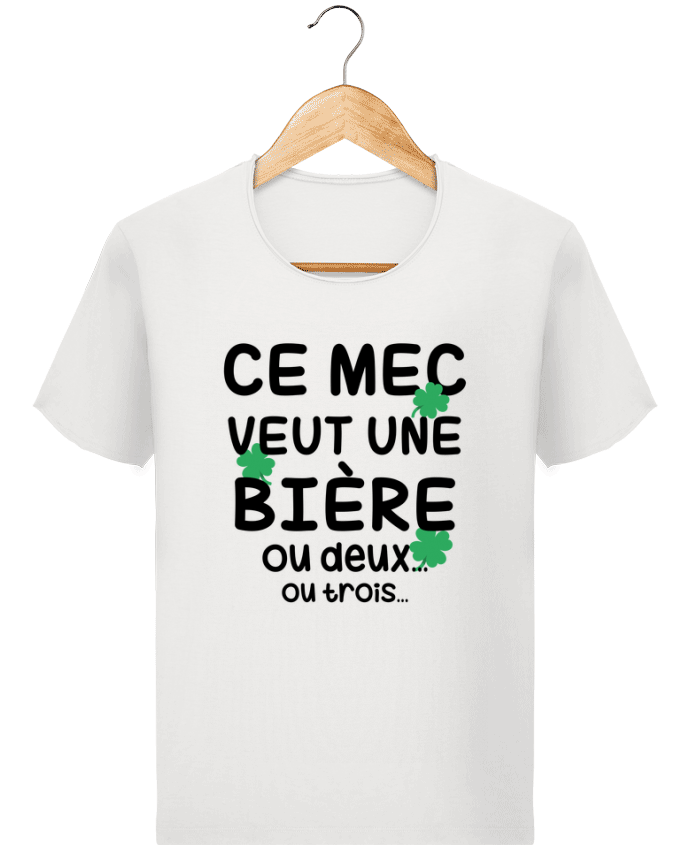  T-shirt Homme vintage Ce mec veut une bière ! par tunetoo