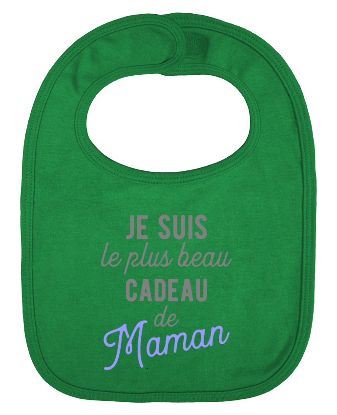 Baby Bib plain and contrast Cadeau de maman humour by Original t-shirt