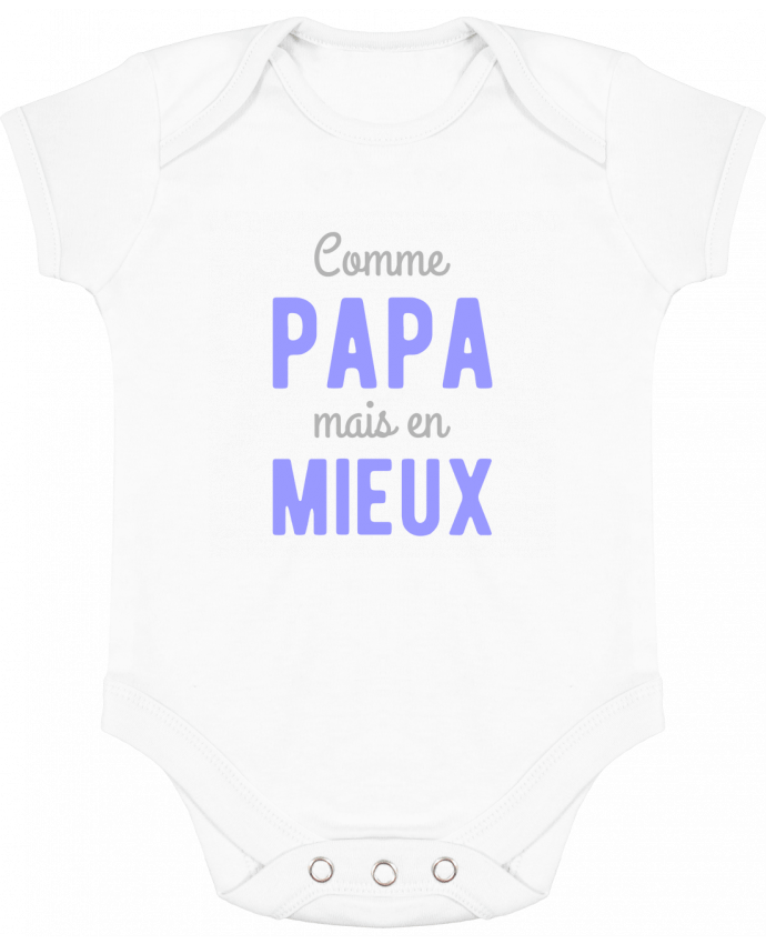 Baby Body Contrast Comme papa en mieux by Original t-shirt