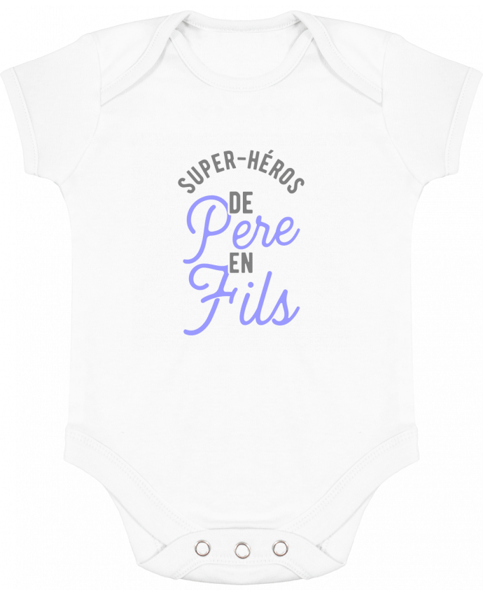 Baby Body Contrast Super héros de père en fils cadeau by Original t-shirt