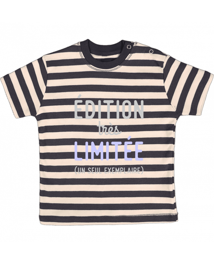 Tee-shirt bébé à rayures édition trés limitée cadeau naissance par Original t-shirt