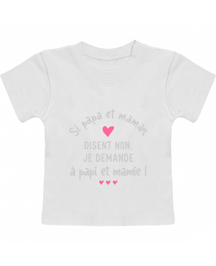 T-shirt bébé Papa et maman disent non cadeau naissance manches courtes du designer Original t-shirt