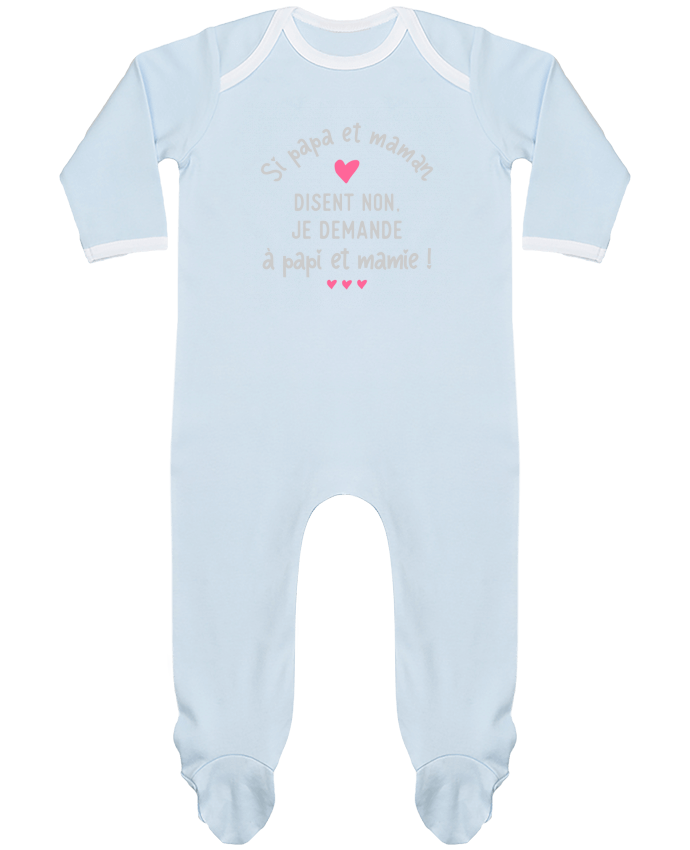 Body Pyjama Bébé Papa et maman disent non cadeau naissance par Original t-shirt
