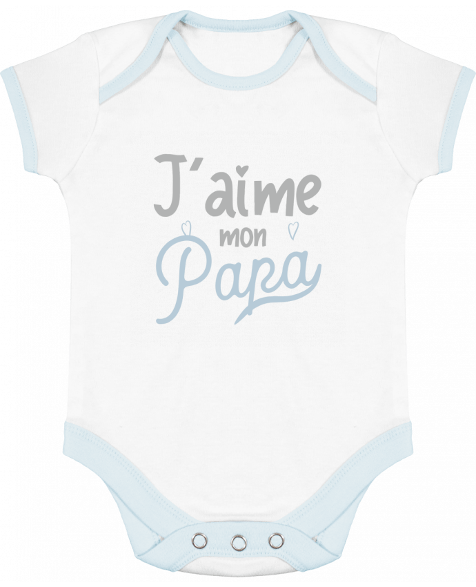 Baby Body Contrast j'aime mon papa cadeau naissance bébé by Original t-shirt