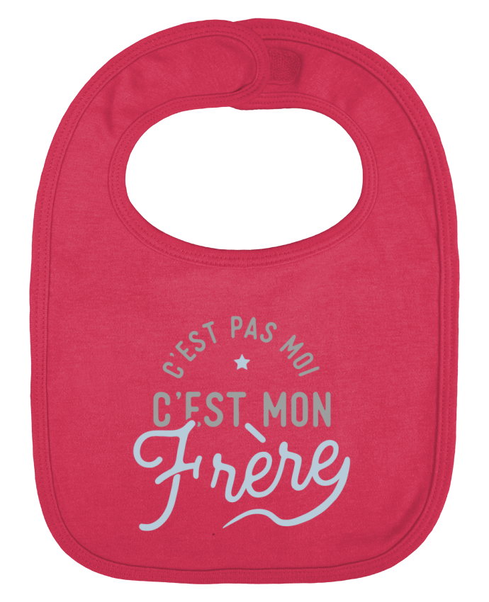 Bavoir bébé uni C'est mon frère cadeau naissance bébé par Original t-shirt