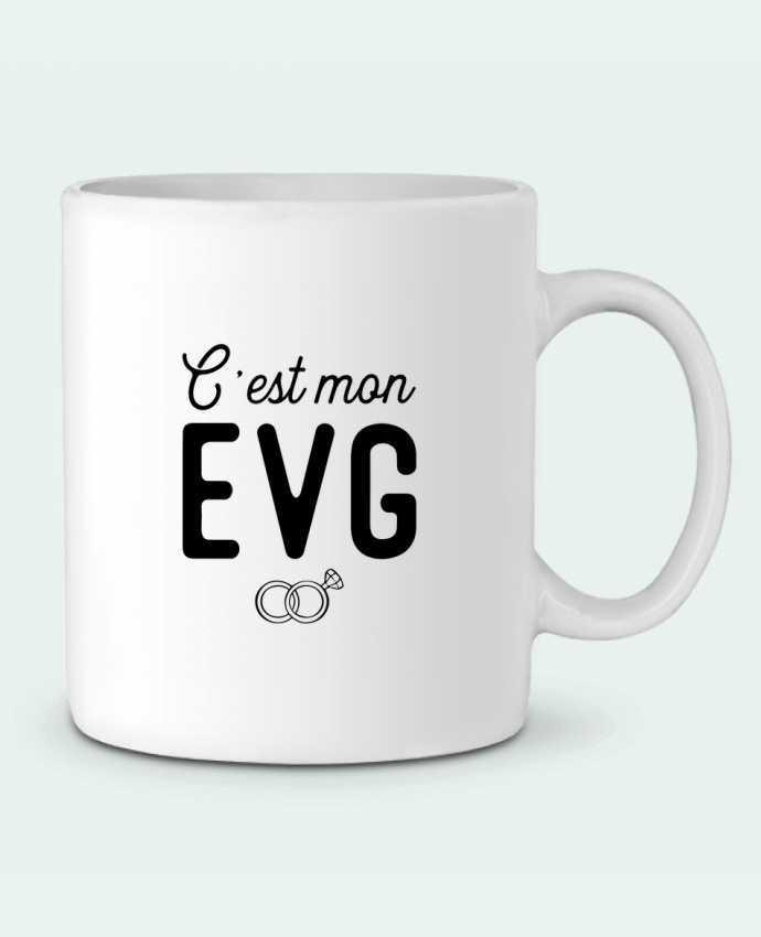 Ceramic Mug C'est mon evg cadeau mariage evg by Original t-shirt