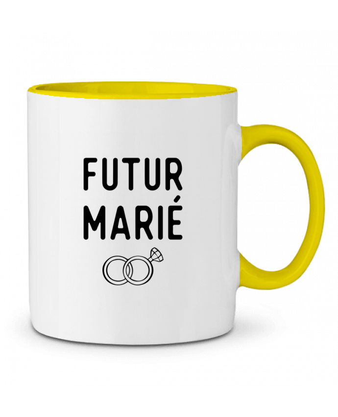 Mug bicolore Futur marié mariage evg Original t-shirt