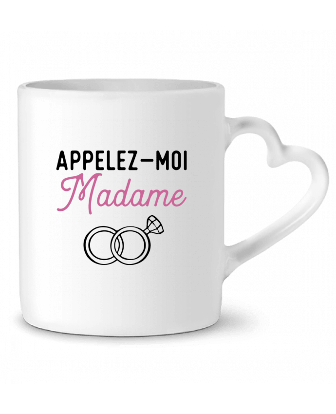 Mug Heart Appelez moi madame mariage evjf by Original t-shirt