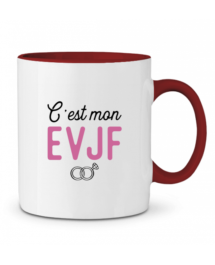 Mug bicolore C'est mon evjf cadeau mariage Original t-shirt