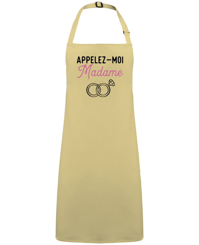 Apron no Pocket Appelez moi madame mariage evjf by  Original t-shirt