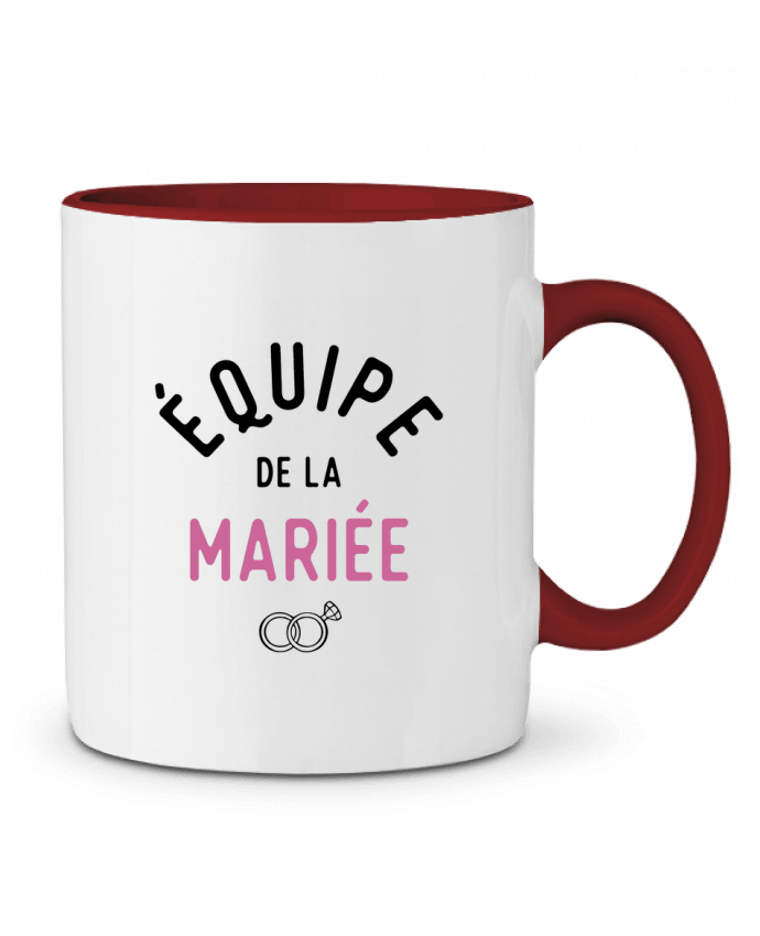 Mug bicolore équipe de la mariée cadeau mariage evjf Original t-shirt