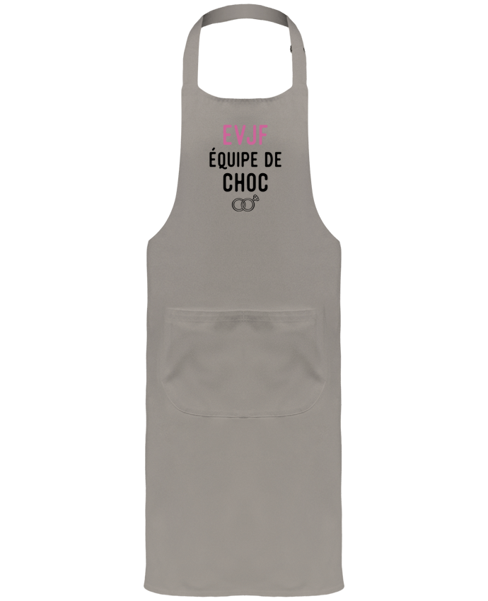 Tablier avec poches Evjf équipe de choc cadeau mariage par Original t-shirt