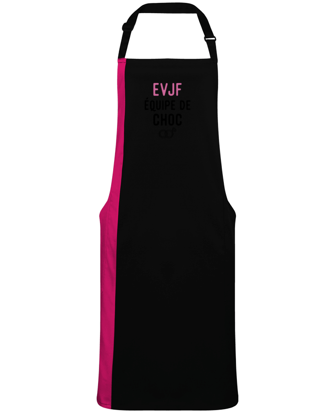 Two-tone long Apron Evjf équipe de choc cadeau mariage by  Original t-shirt