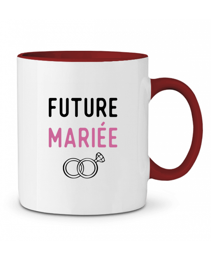 Mug bicolore Future mariée cadeau mariage evjf Original t-shirt