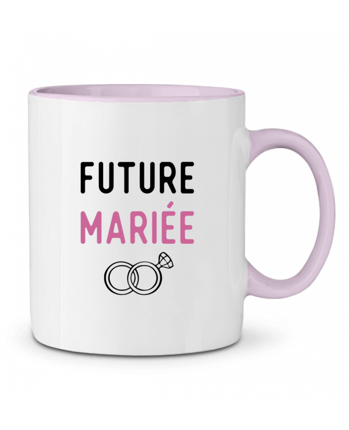 Two-tone Ceramic Mug Future mariée cadeau mariage evjf Original t-shirt