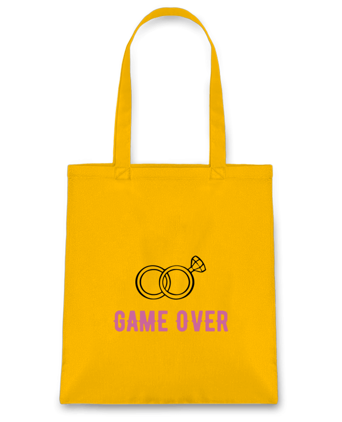 Tote Bag cotton Game over mariage evjf by Original t-shirt