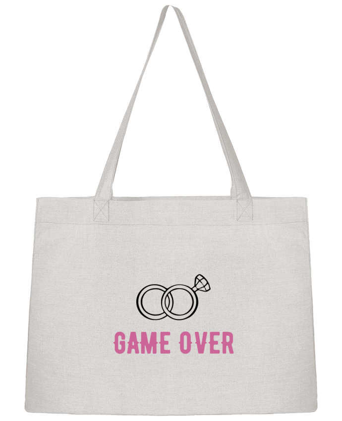 Shopping tote bag Stanley Stella Game over mariage evjf by Original t-shirt