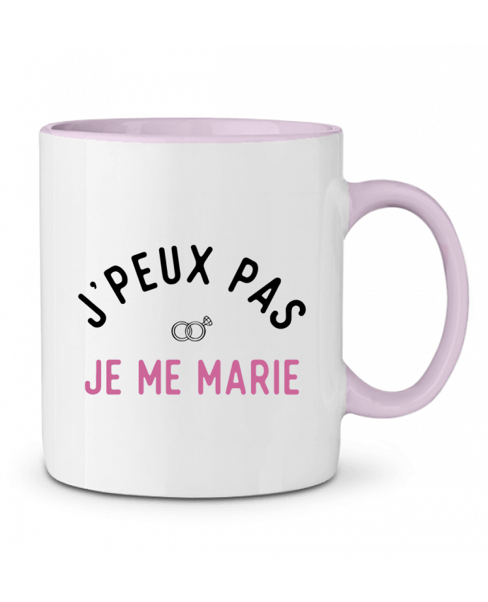 Mug bicolore J'peux pas je me marie mariage evjf Original t-shirt