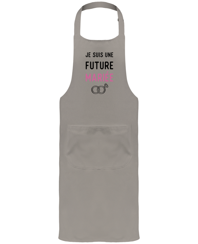 Tablier avec poches Je suis une future mariée cadeau mariage evjf par Original t-shirt