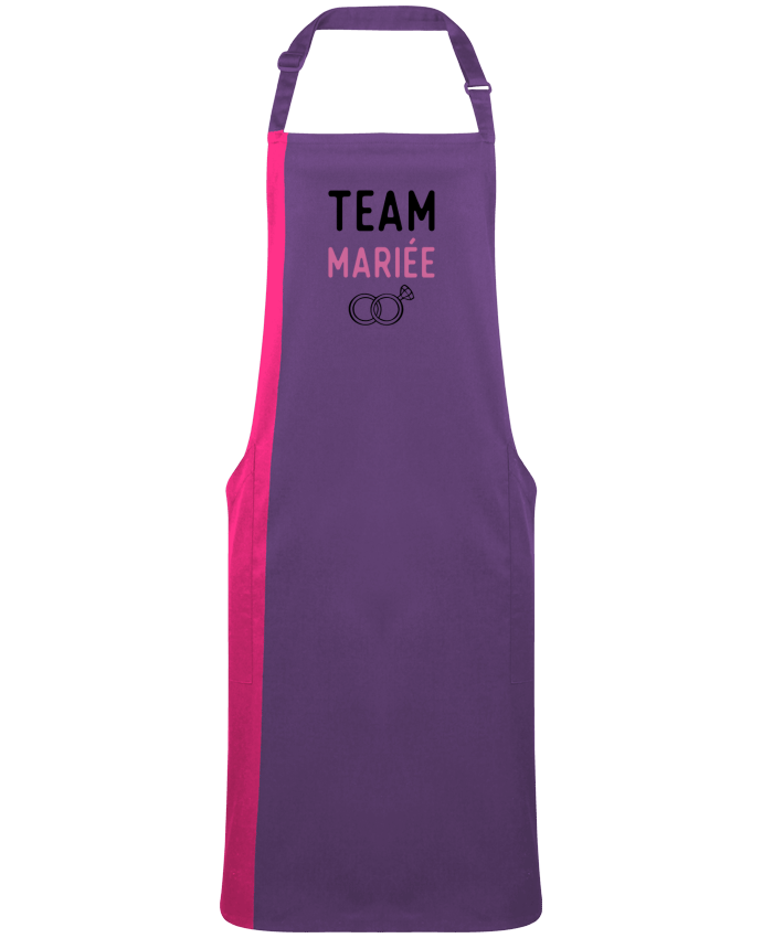 Tablier bicolore Team mariée cadeau mariage evjf par  Original t-shirt