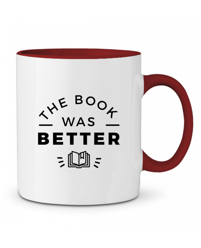 Mug bicolore The book was better Nana