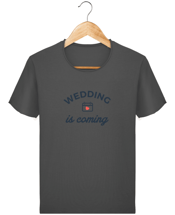  T-shirt Homme vintage Wedding is coming par Nana