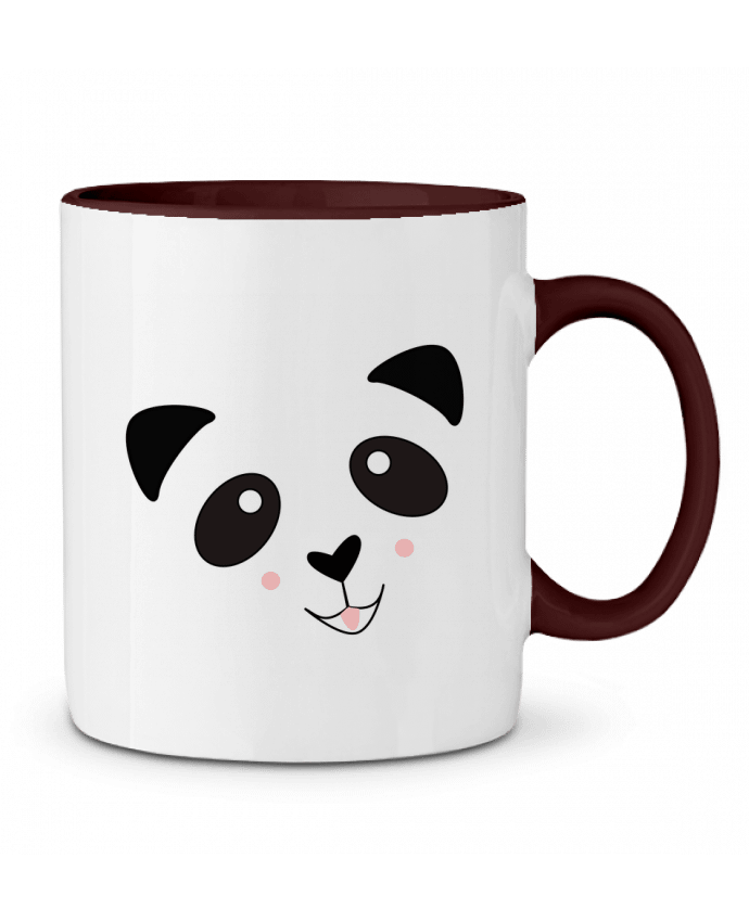 Mug bicolore Bébé Panda Mignon K-créatif