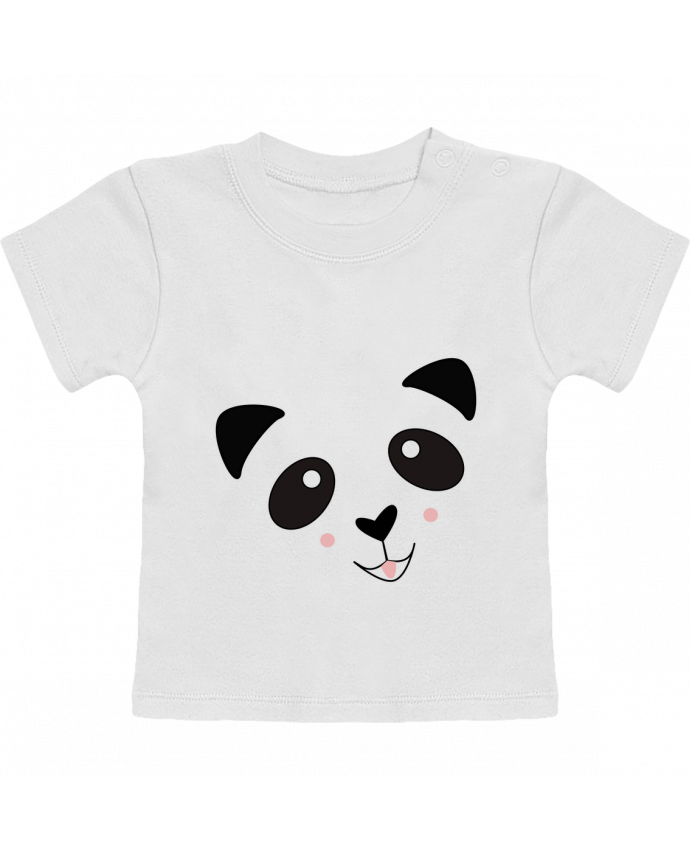Camiseta Bebé Manga Corta Bébé Panda Mignon manches courtes du designer K-créatif