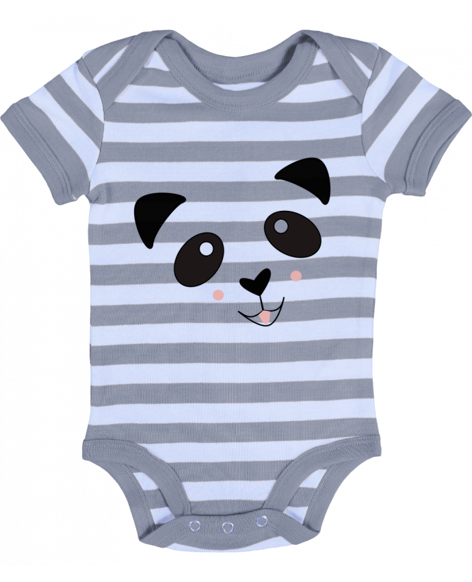 Body Bebé a Rayas Bébé Panda Mignon - K-créatif