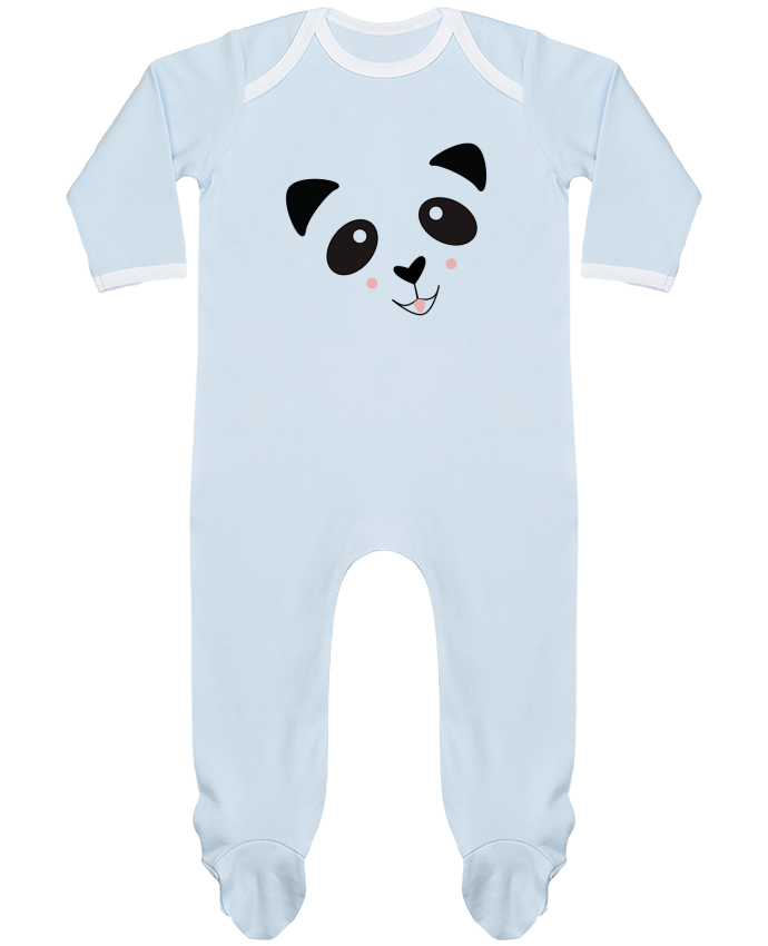 Pijama Bebé Manga Larga Contraste Bébé Panda Mignon por K-créatif