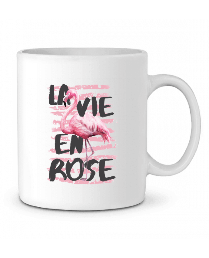 Ceramic Mug La vie en rose by tunetoo