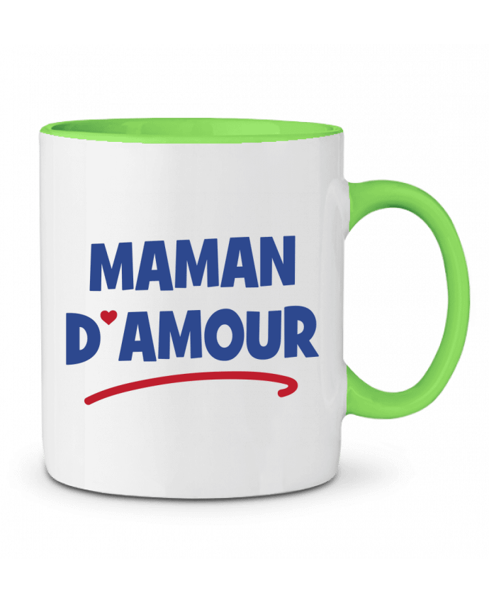 Two-tone Ceramic Mug Maman d'amour tunetoo