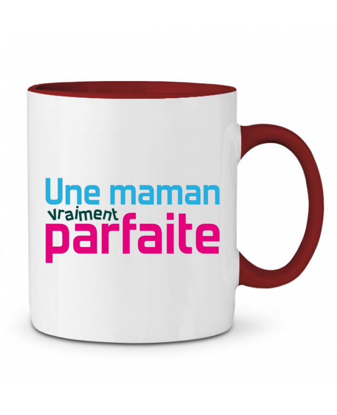 Mug bicolore Une maman vraiment parfaite tunetoo