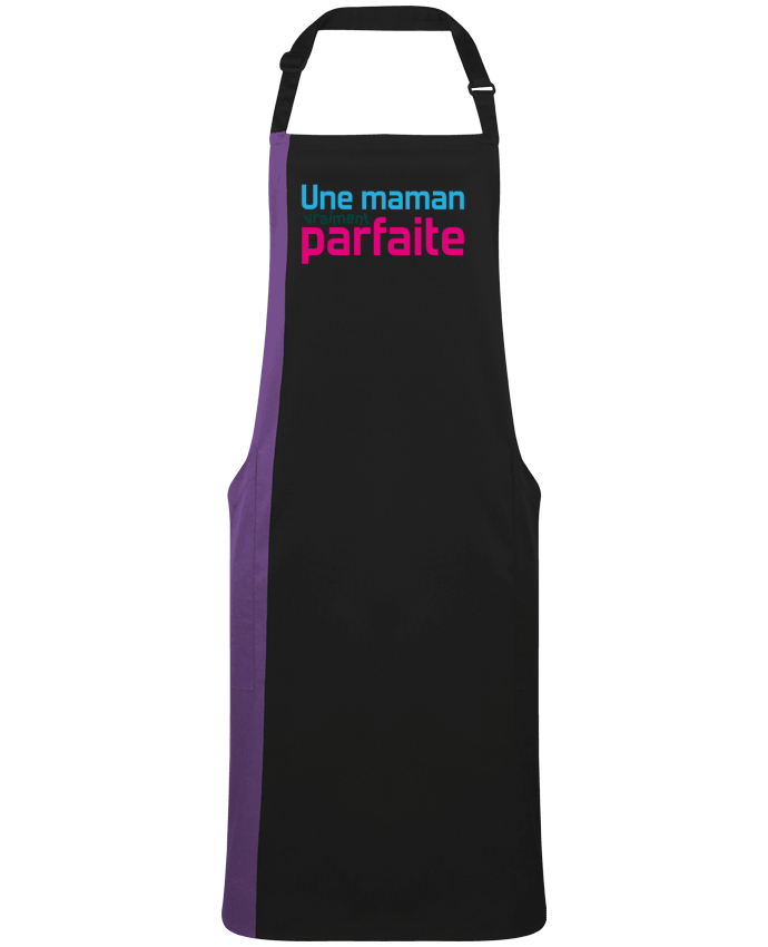 Two-tone long Apron Une maman vraiment byfaite by  tunetoo