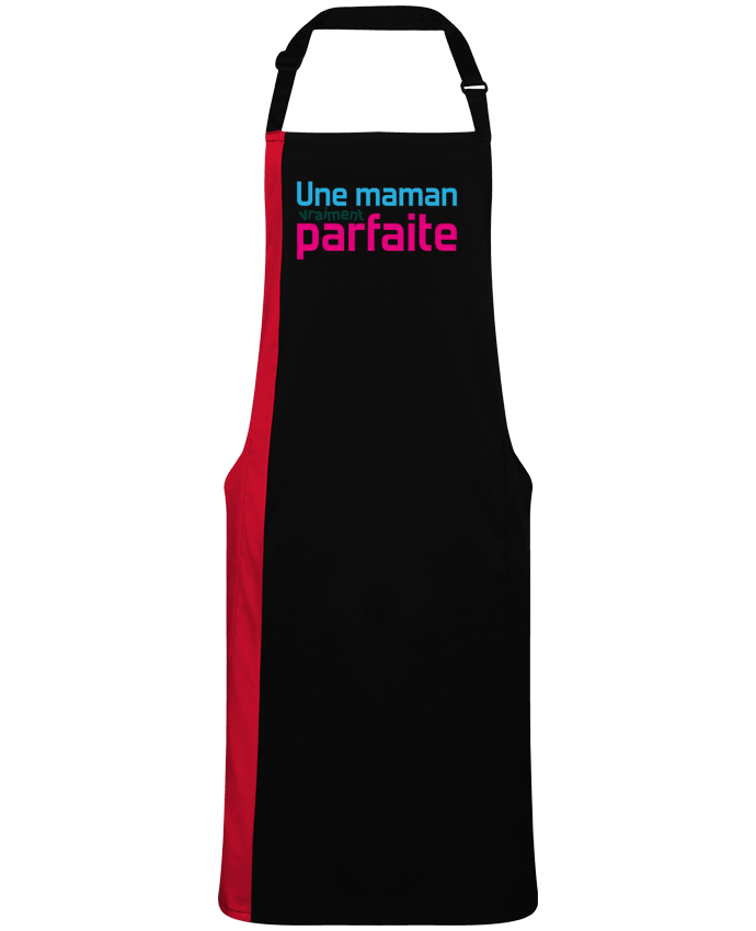 Two-tone long Apron Une maman vraiment byfaite by  tunetoo