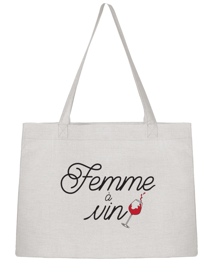 Shopping tote bag Stanley Stella Femme à vin by tunetoo