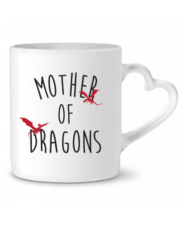 Mug coeur Mother of Dragons - Game of thrones par tunetoo