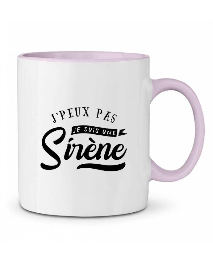 Two-tone Ceramic Mug Je suis une siréne Original t-shirt