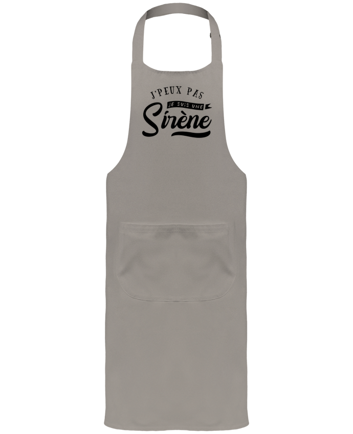 Tablier avec poches Je suis une siréne par Original t-shirt