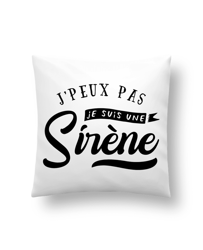 Cushion synthetic soft 45 x 45 cm Je suis une siréne by Original t-shirt