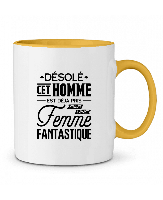 Two-tone Ceramic Mug Une femme fantastique Original t-shirt