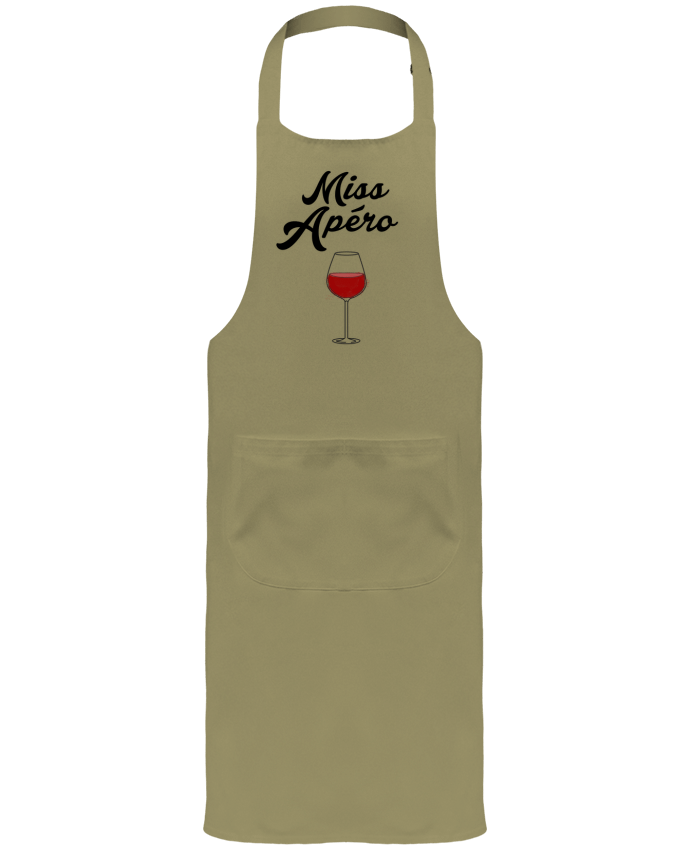 Garden or Sommelier Apron with Pocket Miss Apéro by tunetoo