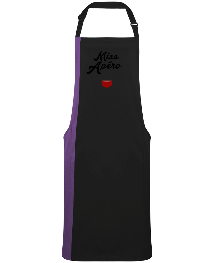 Two-tone long Apron Miss Apéro by  tunetoo