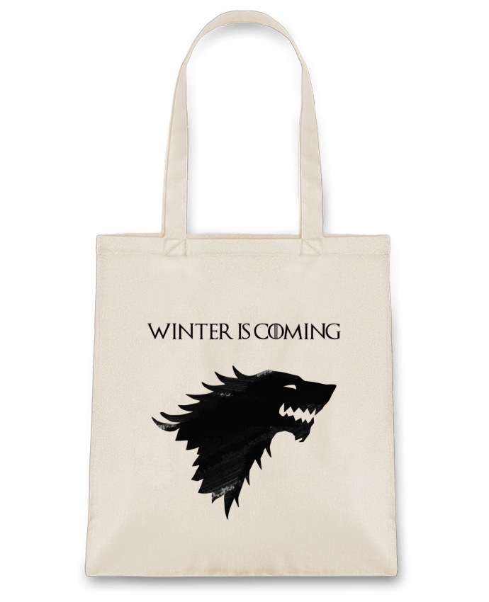 Tote Bag cotton Winter is coming - Stark by tunetoo