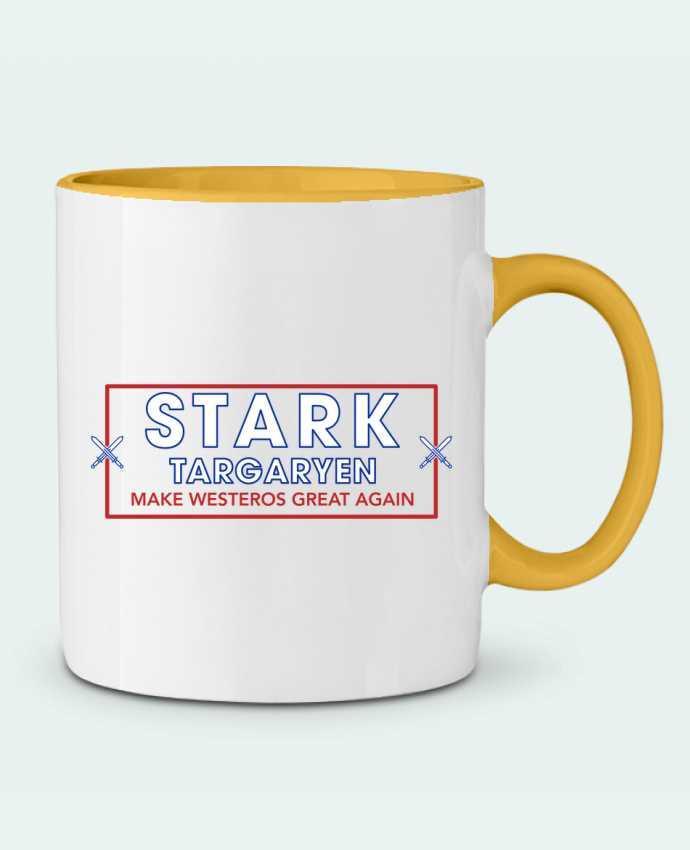 Taza Cerámica Bicolor Make Westeros Great Again tunetoo