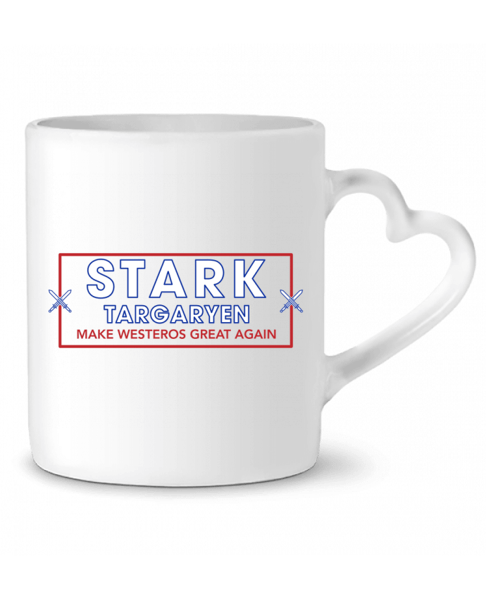 Taza Corazón Make Westeros Great Again por tunetoo