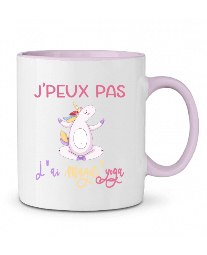 Mug bicolore J'peux pas j'ai magic' yoga A.L.I.