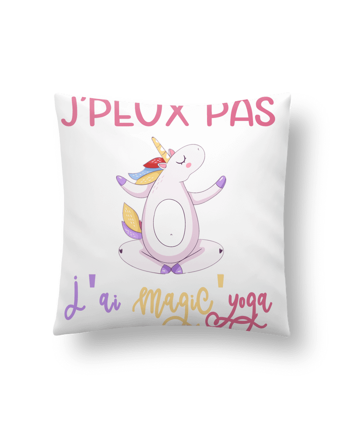 Coussin J'peux pas j'ai magic' yoga par A.L.I.