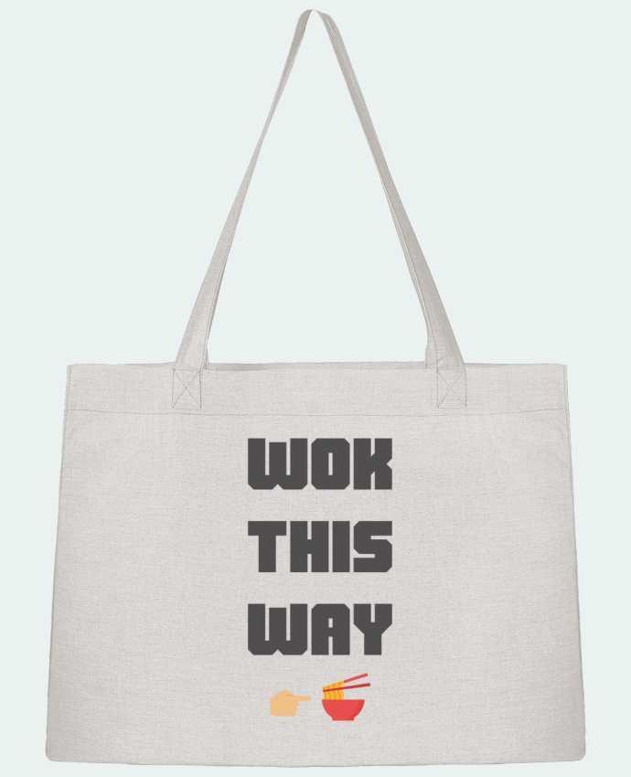 Shopping tote bag Stanley Stella Wok this way by tunetoo