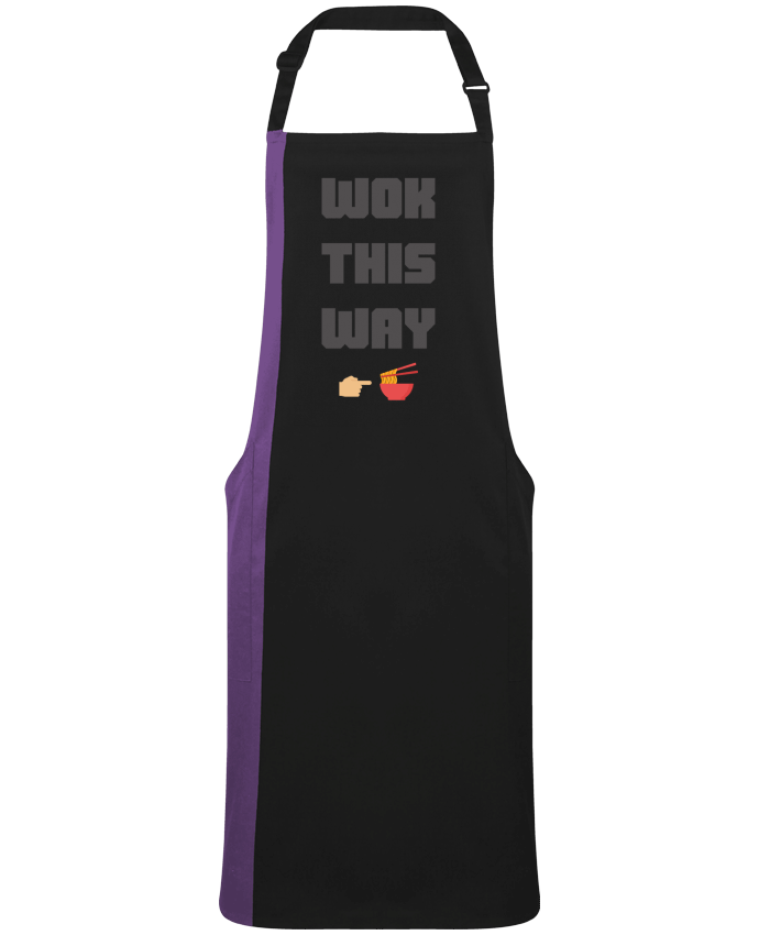 Two-tone long Apron Wok this way by  tunetoo
